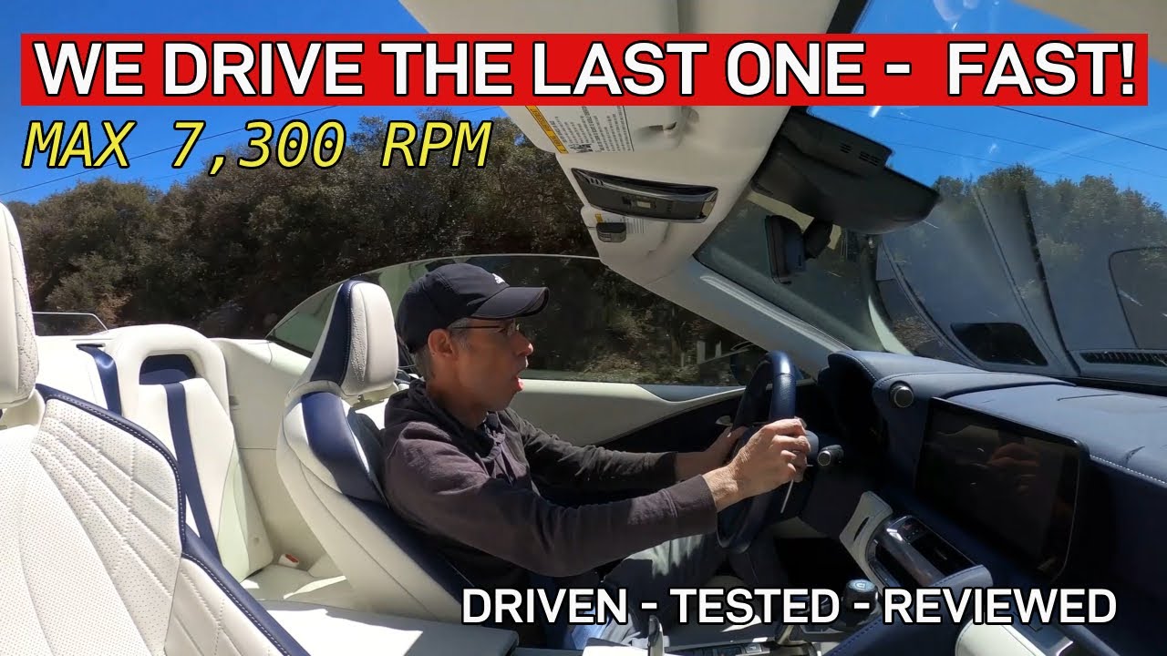 2026 Lexus LC500 – We drive the last one – FAST!