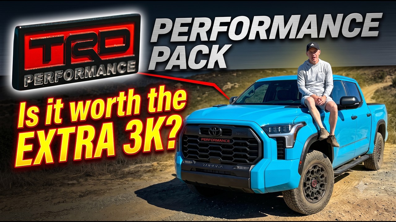 2026 Toyota Tundra TRD PRO w/Performance Pack; Is it worth the extra $3K?